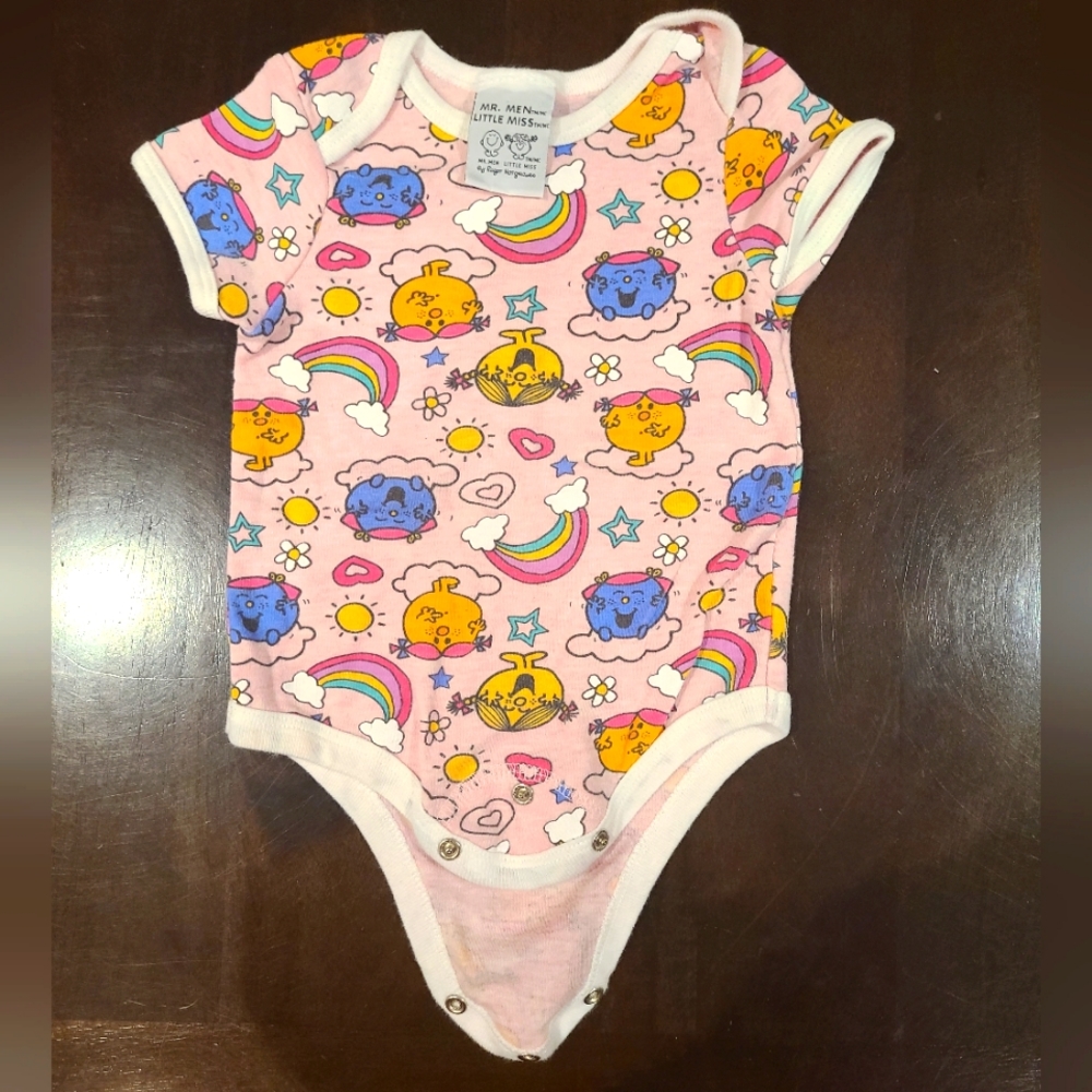 🌟5/$25 Mr. Men & Little Miss Onesie Size 6 Months